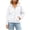 01-White, variant on Womens Zip Up Hoodies Unisex Long Sleeve Hooded Sweatshirt Jackets with Pockets Fall Winter Warm Clothes