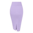 thumbnail image 6 of Women'S Premium High Waist Nylon Ponte Stretch Office Pencil Skirt XXL, 6 of 9