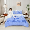 thumbnail image 4 of Castle Fairy Gymnast Girl 2pcs Bedding Comforter Set for Teens,Dance Theme Twin Comforter Sets,Sparkling Sequin Breathable Bedding Set,Lightweight Room Decor, 4 of 8