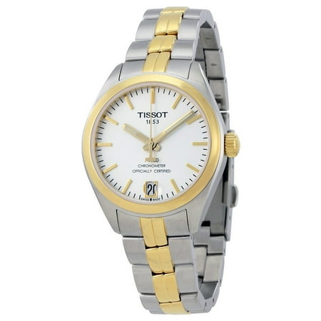 Tissot PR 100 Automatic Silver Dial Ladies Watch (Best Price Tissot Watches)