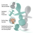 thumbnail image 3 of Silicone Baby Spoons for Baby Led Weaning 2-Pack, First Stage Baby Feeding Spoon Set Gum Friendly BPA Lead Phthalate and Plastic Free, Great Gift Set (Light Blue/Cool Gray), 3 of 7