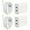 2 sets of white [charger*C-C cable], variant on Dual Port Charger For iPhone 15/15 Pro Max, 40W Dual Port Type C Fast Wall Charger Power Adapte With 6.6FT USB-C To C Cable For iPhone 15/15 Plus/15 Pro/15 Pro Max, iPad, Android Phone