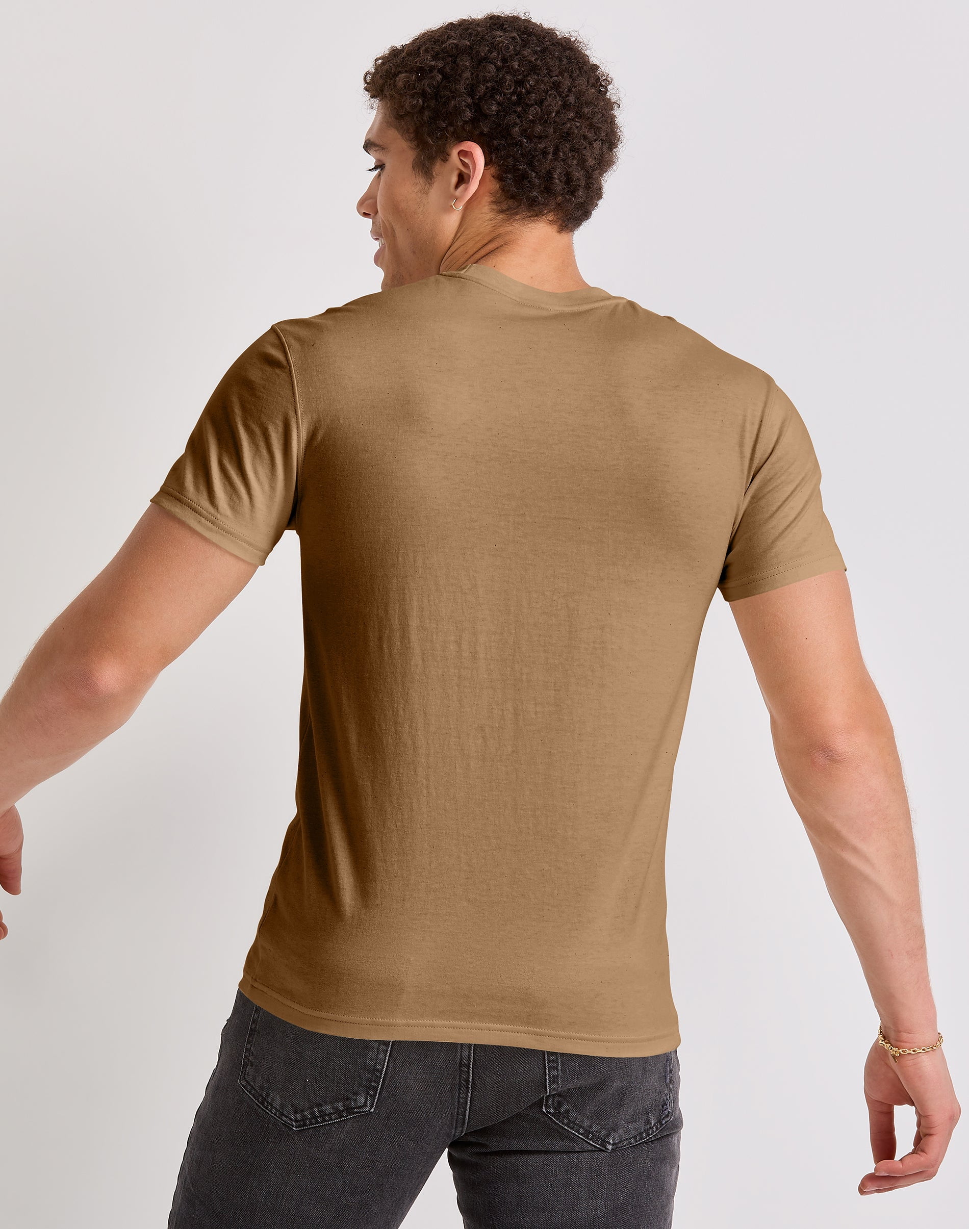 Hanes Originals Men's Cotton Lightweight Short Sleeve T-Shirt, Size S-3XL