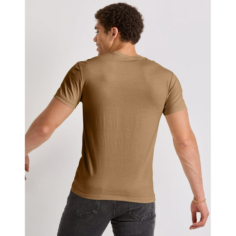 Hanes brown t shirt hotsell