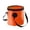 Orange, variant on Portable Outdoor Folding Buckets For Camping Fishing Picnic Buckets Mens Backpack for Hiking Mens Hiking Gear Hiking Camping Gear External Frame Backpack Winter Prepaness Home Large Backpack Hiking
