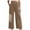 Brown, variant on Lmnyox Wide Leg Dress Pants for Women Summer Casual High Waist Palazzo Pants Business Lounge Pants