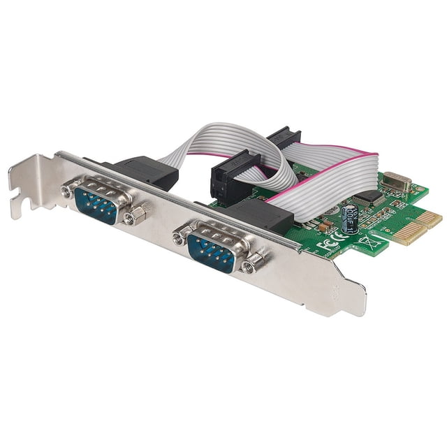 Tarjeta Manhattan Serial PCI Express de 2 puertos Manhattan PCI Express Dos Puertos DB9 152082