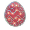 12-Inch Lighted Pink Easter Egg Window Silhouette Decoration