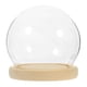 thumbnail image 2 of Preserved Roses Dome Glass Display Dome Cover Simple Clear Style Spherical Shape Gift Recipients 12X12X11CM 1Set, 2 of 5