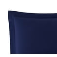 thumbnail image 3 of Brooklyn Loom Classic Cotton 200 Thread Count Solid 100% Cotton Percale 3-Piece Full/Queen Duvet Set in Navy, Cotton , Adult, All Season, OEKO-TEX Certified, 3 of 10