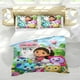 thumbnail image 5 of Casa de Muñecas de Gabby Conjunto de sábanas temático, trío de piezas, cómodo y amigable con la piel, diseño único, regalo de decoración para el hogar para familiares, amigos y fans, 90 cm * 190 cm, 5 of 6