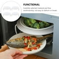 thumbnail image 4 of Shisuyan 4pcs Microwave Oven Heating Food Rack Microwave Oven Tray Holders Layered Storage Racks, 4 of 9