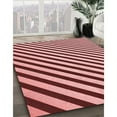 thumbnail image 3 of Ahgly Company Machine Washable Indoor Round Transitional Cranberry Red Area Rugs, 5' Round, 3 of 7