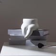thumbnail image 3 of Black Vases Bottom Porcelain Body Flower Vase for Bedroom Home, 3 of 9