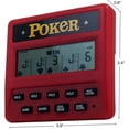 thumbnail image 4 of Trademark Global Electronic Handheld 5 in 1 Poker and Las Vegas Style BlackJack Game Bundle, 4 of 6