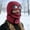 Red, variant on Winter Thermal Trapper Hat with Glasses, Winter Cycling Windproof Ski Mask Cap,Black