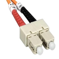 Sanoxy SNX-CBLR-FB103-5203 3 m LC&SC Duplex 62.5-125 Multimode OM1 Fiber Optic Cable - Orange