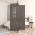 thumbnail image 1 of vidaXL 3-Panel Room Divider Anthracite 150x200 cm Fabric, 1 of 5