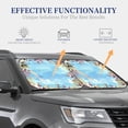 thumbnail image 5 of Yiaed Sea and Fish Print Car Front Windshield Sun Shade,Foldable Anti-UV Car Sunshade for Front Window for Most Vehicles-Medium, 5 of 5