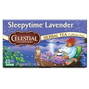 Celestial Seasonings Sleepytime Lavender Caffeine-Free Herbal Tea Bags, 20 Count