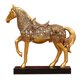 thumbnail image 3 of Decorative Horse Figurines Ornament For Birthday Party Festival Golden Horse Shape 1Pack, 3 of 3