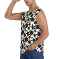 thumbnail image 3 of Picia Sea ​​Urchin mens Cotton Tank Undershirts , Moisture-wicking Ribbed Tanks, Lightweight Cotton Tank Undershirts-Small, 3 of 8