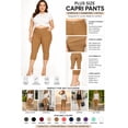 thumbnail image 6 of Women's Plus Size Casual Jean Jegging Pants Stretchy Comfort Pocket XL 2XL 3XL, 6 of 6
