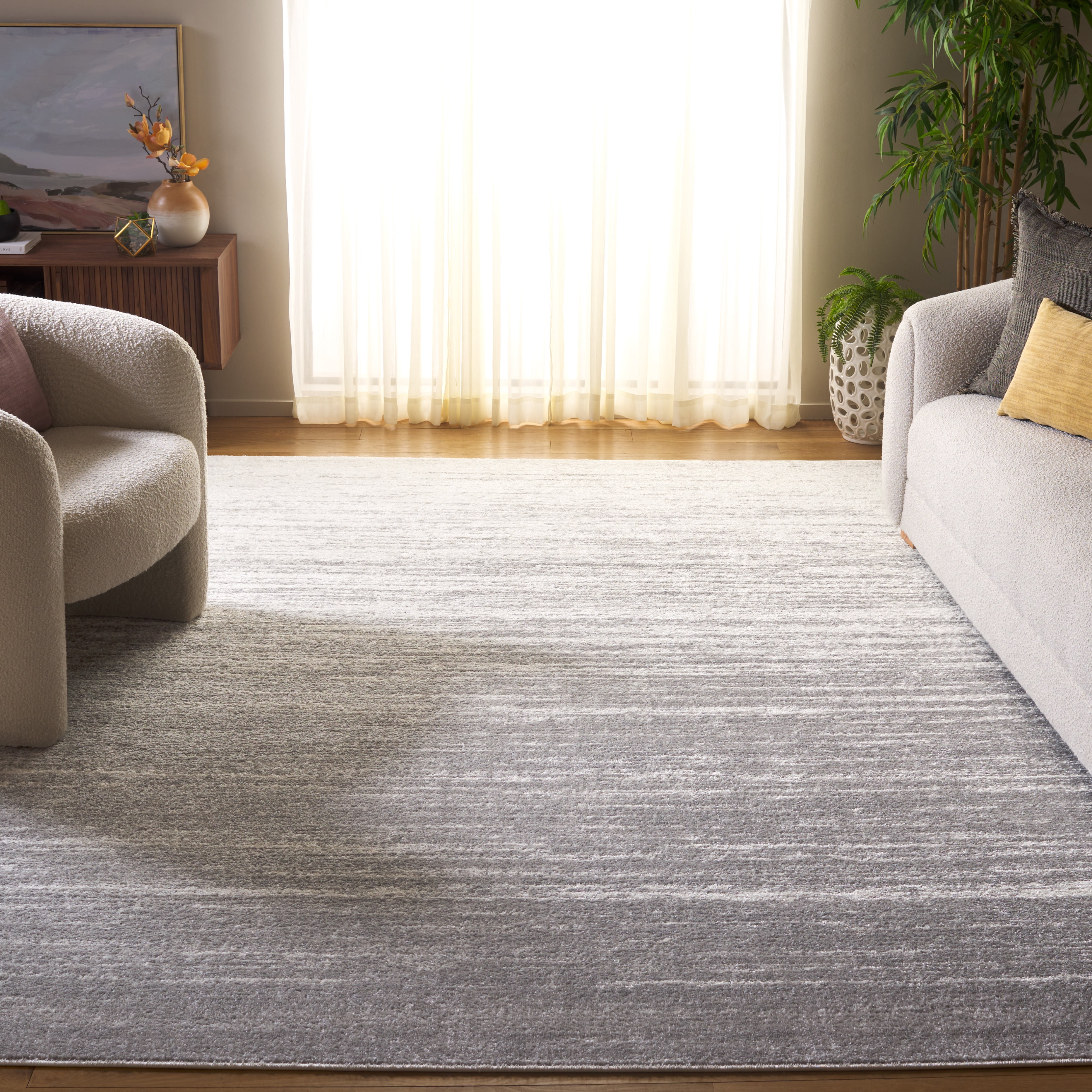Safavieh Adirondack Esmond Striped Area Rug, Light Gray/Gray, 12' x 15'
