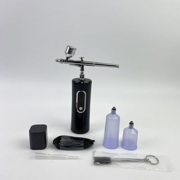 Doreimi Spray guns for painting,Gravity Feed Spray Gun, Automotive Air Paint Spray Gun Kit with 4 Nozzles,1.4mm 1.7mm 2.0mm and 2.5mm