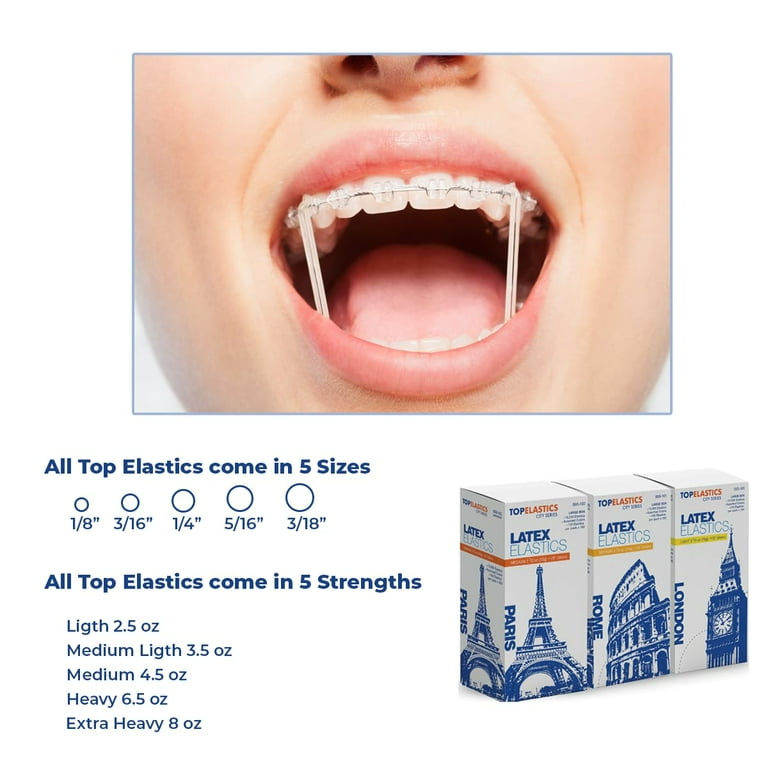 American Orthodontics / Elastiques Intra-Oraux En Latex - Synergie