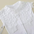 thumbnail image 3 of Half Shirt Blouse Fake Collar Detachable Dickey Collar Faux False Collar, 3 of 6