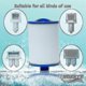 thumbnail image 5 of Set Of 2 Hot Tub Filter Cartridge, For Spa, Unicel 6ch-940, Pleatco Pww50p3, Waterway Front Access Skimmer And Filbur Fc-0359 -gt, 5 of 5
