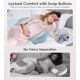 thumbnail image 4 of Almohada de embarazo DONAMA de espuma viscoelástica para dormir con refrigeración, 4 of 7