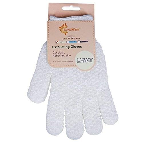 x 2 Korean hand exfoliating mitten Bath Towel Body Scrubber Massage Soft Gloves 