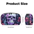 thumbnail image 5 of Skull Head Digital Pouch Oxford Cloth Waterproof Storage Bag Collapsible Cable Organizer Wire Cord Holder 5.9x9.44x3.14 in, 5 of 6