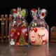 thumbnail image 4 of Farfi 5 uds caja de almacenamiento estilo navideño reutilizable impermeable transparente caja de embalaje de frutas de Navidad para fiesta, 4 of 5