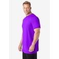 thumbnail image 3 of KingSize Men's Big & Tall No Sweat Longer-Length Short Sleeve Crewneck Tee, 3 of 5