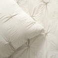 thumbnail image 3 of Lush Decor Ravello Pintuck Caroline Geo Textured Polyester Ruffle Detail Comforter, King, Neutral, 7-Pc Set, 3 of 7
