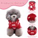 thumbnail image 3 of 1 Uds. Ropa roja para perros, suéter con copos de nieve de Navidad, ropa para mascotas de Halloween, suéter, 3 of 5