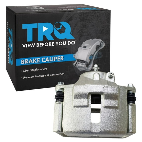 TRQ Front Left Brake Caliper w/Bracket Drivers Side Compatible with 2001-2007 Ford Taurus 2002 Lincoln Continental 2001-2005 Mercury Sable