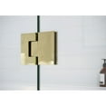 thumbnail image 5 of Glass Warehouse  78" x 90.5" Frameless 3 Panel Inline Shower Door Polished Brass Brass Finish, 5 of 5