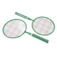 thumbnail image 1 of Badminton Rackets for Children, 1 Pair Kids Badminton Rackets with 2 Shuttlecocks 1 Table Tennis Ball Carrying Bag, Portable Badminton Rackets Set for Indoor and Outdoor Sport, 1 of 7