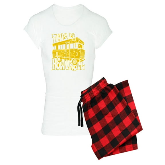 CafePress - This Is How I Roll - Women's Light Pajamas