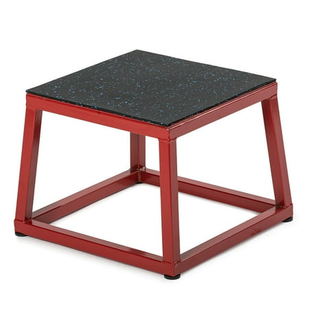 Titan Fitness Pro-Duty Steel 12" Plyometric Box Set, Anti-Slip Plyo Box Jump Platform, Home Gym Conditioning and Strength Training Exercises, Perform Box Jumps, Step Ups, Dips, Push Ups