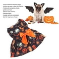 thumbnail image 2 of Vestido de fiesta para cachorros ANGGREK Vestido de perro divertido de Halloween con patrón único de poliéster para vacaciones, 2 of 7