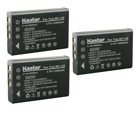 Kastar 3-Pack Battery Replacement for Pentax D-LI7 Battery Pentax Optio 450 Optio 550 Optio 555 Optio 750 Optio 750Z Optio MX Optio MX4 Digital Cameras
