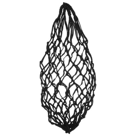 

Zcyifa Net Nylon Rope Hanging Travel Feeder Feed Bag Horse Tote Container Black