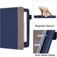thumbnail image 5 of Stand Case for 7" All-New Kindle Paperwhite 12th Gen 2024 and 7" Kindle Colorsoft Signature Edition,Two Hand Straps Shell PU Leather Cover with Auto-Wake/Sleep, 5 of 5