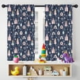 thumbnail image 5 of Blackout Kids Curtains,Navy Princess Castle Pattern Childrens Insulated Curtains Set Of 2,Bedroom Essentials,Toddler Room Decor 42"x54", 5 of 5
