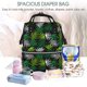 thumbnail image 5 of Disketp Tropical Leaves1 Mochila de Pañales de Gran Capacidad con Múltiples Bolsillos, Mochila de Viaje Multifuncional para Bebé, Unisex, Moderna y Resistente, 5 of 6